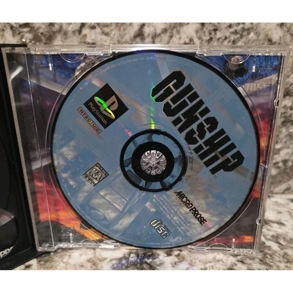 PlayStation Gunship Complete with Manual Micro Prose Vintage‎ 1996